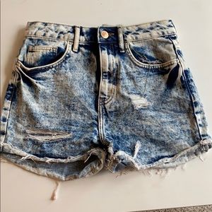 High waisted shorts
